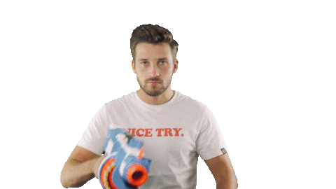 Gun Shoot Sticker by DYNOSTICS