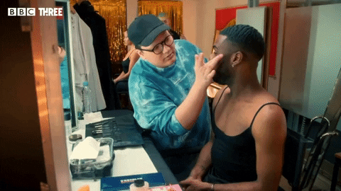 Glow Up Make-Up GIF by BBC Three