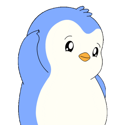 Think Big Brain Sticker by Pudgy Penguins