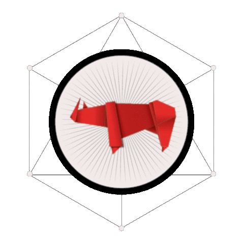 The_Paper_Rhino_Co giphyupload animation logo illustration Sticker