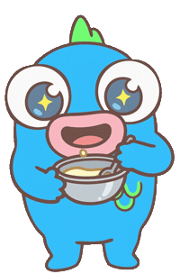 Lets Eat Cooking Sticker by Bubba's LA