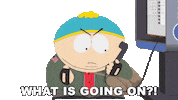 What Is Going On Whats Up Sticker by South Park