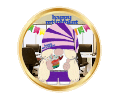 Congratulations Gnome Sticker