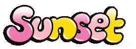 Sun Sunset Sticker by Natalie Michelle Watson