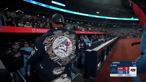 Celebrate Blue Jays GIF by MLB