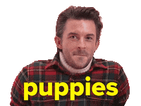 Matt Bomer Puppies Sticker by BuzzFeed