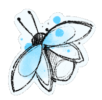 Fly Sketch Sticker