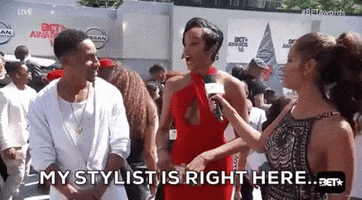 Red Carpet Stylist GIF by BET Awards