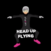 LUXFLYSKYDIVE new fly learning extreme GIF