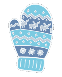 Snow Waving Sticker by Decorating Outlet