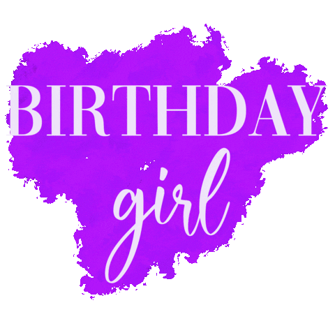 Happy Birthday Girl Sticker