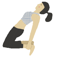 Fire Yoga Sticker by The Babybirds