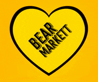 bearmarkett love heart party bear GIF