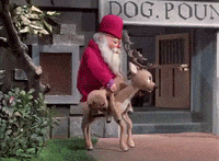 leaving santa claus GIF