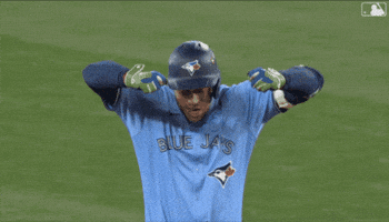 Celebrate Lets Go GIF by Toronto Blue Jays