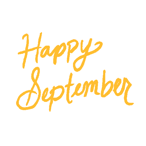 September 1 Lettering Sticker by Jessica Lau