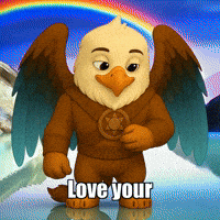 Rainbow Rain GIF by Griphiel