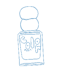 ColorDept nail polish nailpolish color dept sincerely jules Sticker