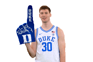 College Basketball Kiss Sticker by Duke Men's Basketball