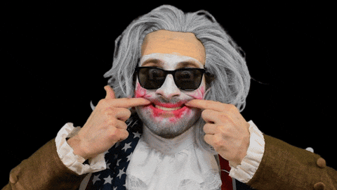 The Joker Smile GIF