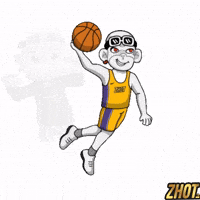 Slam Dunk Basketball GIF by Zhot