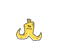 Dennis And Gnasher Unleashed Banana Sticker by Beano Studios