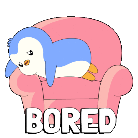Bored Penguin Sticker by Pudgy Penguins