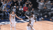 High Five Regular Season GIF by NBA