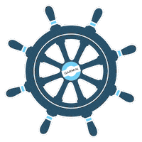 On A Boat Sticker by Garmin