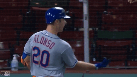 High Five Ny Mets GIF by New York Mets