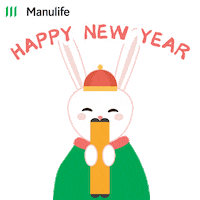Chinese New Year Bunny Sticker by Manulife Singapore