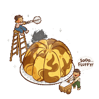 Cake Marblecake Sticker