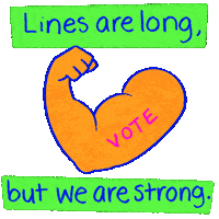 Vote Them Out Election 2020 Sticker by INTO ACTION