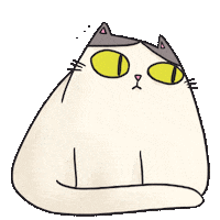 Illustration Cats Sticker