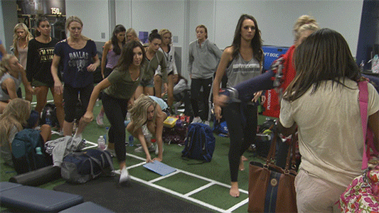 dallas cowboys football GIF by Dallas Cowboys Cheerleaders: Making the Team