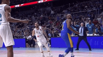 real madrid basketball GIF by EuroLeague