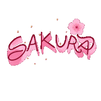 Cherry Blossom Pink Sticker by Keva Epale