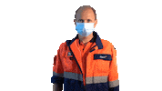 Mask Virus Sticker