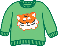 Tiger Sticker by Josefine Klint