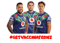 Vodafone Warriors Sticker by Vodafone New Zealand