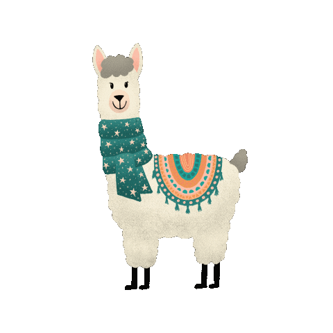 papirovamamaspk czech lama papirovamama winterlama Sticker
