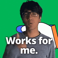 Works for me.