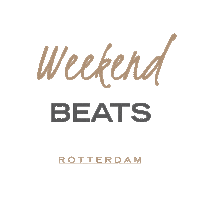 weekend beats Sticker by Lake House Rotterdam