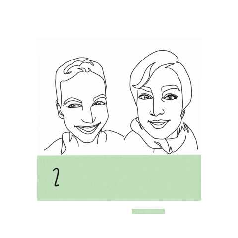 Podcast Alex Sticker by 2 Frauen, 2 Brüste