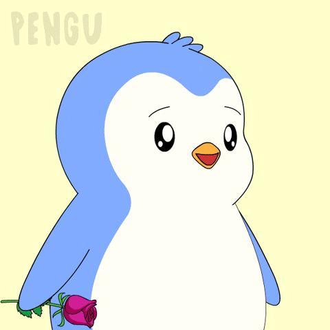 I Love You Hearts GIF by Pudgy Penguins