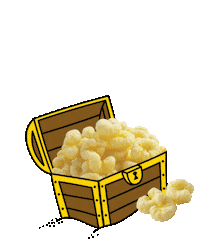 Pirate Treasure Sticker by Pirate's Booty