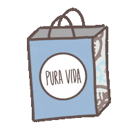 shopping bag Sticker by Pura Vida Miami