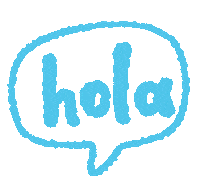 Hola Sticker by fanaticana
