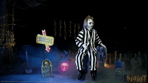 emilyconnerd84109efff2543fab8c8bf1b46331577 giphyupload halloween beetlejuice GIF