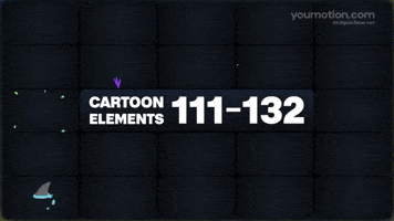 Cartoon Elements 111 132 | Video |You Motion